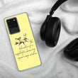 Sage Wisdom Haiku With Sparrow on Samsung Phone Case