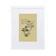 Matsuo Basho Haiku With Bonsai on Matte Paper Poster With Mat - Framed