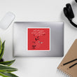 Walk With A Purpose Haiku With Dragonfly on Stickers
