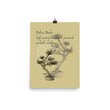 Matsuo Basho Haiku With Bonsai on Enhanced Matte Paper Poster