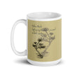 Matsuo Basho Haiku With Bonsai on Ceramic Mug
