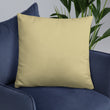 Matsuo Basho Haiku With Bonsai on Basic Pillow