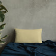 Matsuo Basho Haiku With Bonsai on Basic Pillow