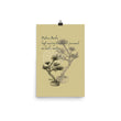 Matsuo Basho Haiku With Bonsai on Enhanced Matte Paper Poster