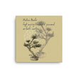 Matsuo Basho Haiku With Bonsai on Canvas Print