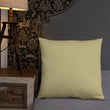Matsuo Basho Haiku With Bonsai on Basic Pillow