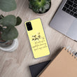 Sage Wisdom Haiku With Sparrow on Samsung Phone Case