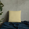 Matsuo Basho Haiku With Bonsai on Basic Pillow