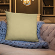 Matsuo Basho Haiku With Bonsai on Basic Pillow