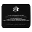 Binary Instructions To Keep Moving The World Forward With Venusian Earth In White on Mouse Pad