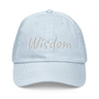 Wisdom In Marble Embroidery On Pastel Baseball Cap