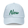 Now In Emerald Embroidery On Pastel Baseball Cap