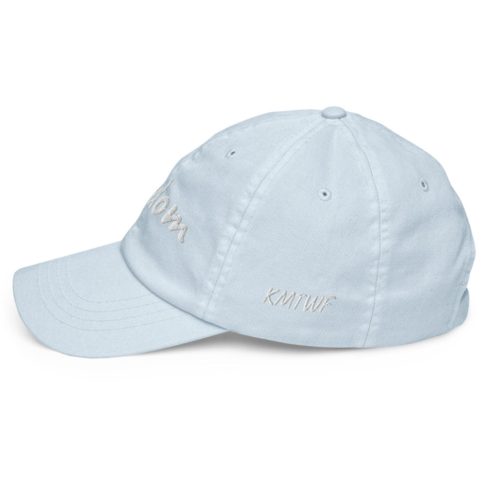 Wisdom In Marble Embroidery On Pastel Baseball Cap