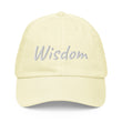 Wisdom In Marble Embroidery On Pastel Baseball Cap