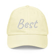 Best In Diamond Embroidery On Pastel Baseball Cap