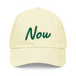 Now In Emerald Embroidery On Pastel Baseball Cap