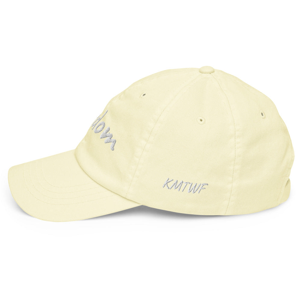Wisdom In Marble Embroidery On Pastel Baseball Cap