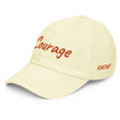 Courage In Amber Embroidery On Pastel Baseball Cap