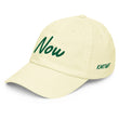 Now In Emerald Embroidery On Pastel Baseball Cap