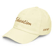 Education In Copper Embroidery On Pastel Baseball Cap