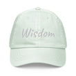 Wisdom In Marble Embroidery On Pastel Baseball Cap