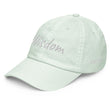 Wisdom In Marble Embroidery On Pastel Baseball Cap