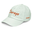 Courage In Amber Embroidery On Pastel Baseball Cap