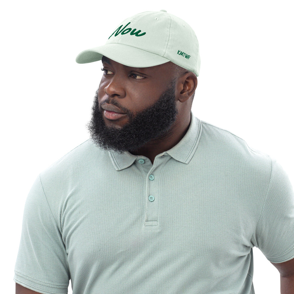 Now In Emerald Embroidery On Pastel Baseball Cap