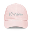Wisdom In Marble Embroidery On Pastel Baseball Cap
