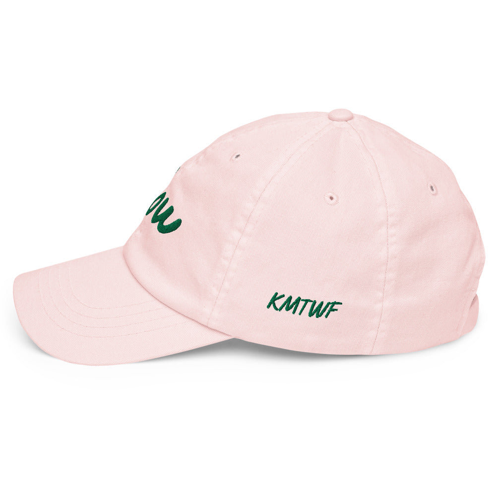 Now In Emerald Embroidery On Pastel Baseball Cap