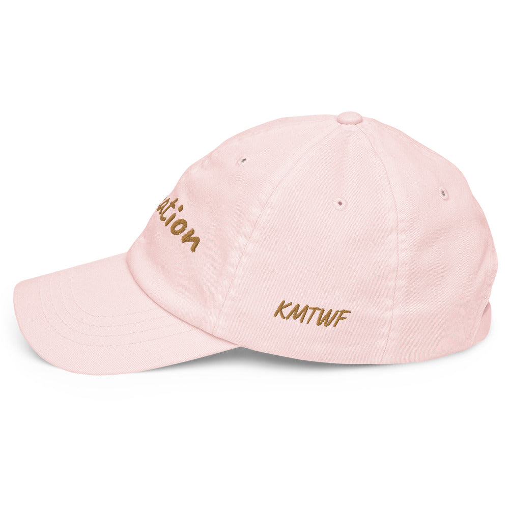 Education In Copper Embroidery On Pastel Baseball Cap
