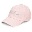 Wisdom In Marble Embroidery On Pastel Baseball Cap