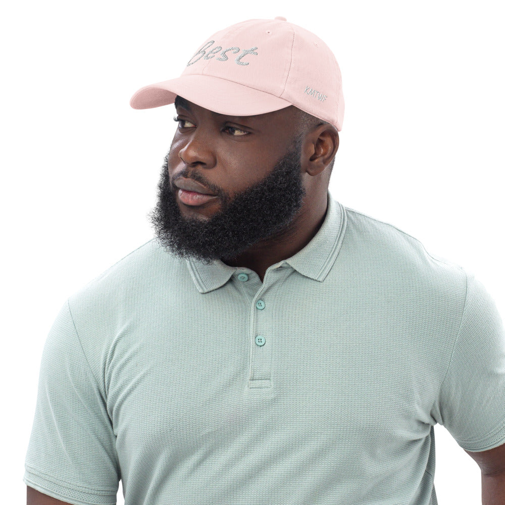 Best In Diamond Embroidery On Pastel Baseball Cap
