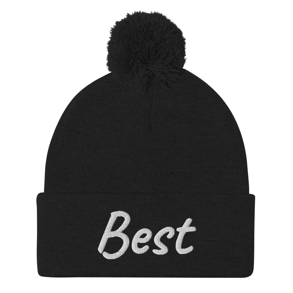 Best In Diamond Embroidery On Pom Pom Beanie