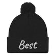 Best In Diamond Embroidery On Pom Pom Beanie