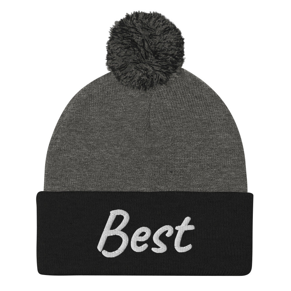 Best In Diamond Embroidery On Pom Pom Beanie