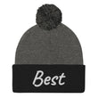 Best In Diamond Embroidery On Pom Pom Beanie