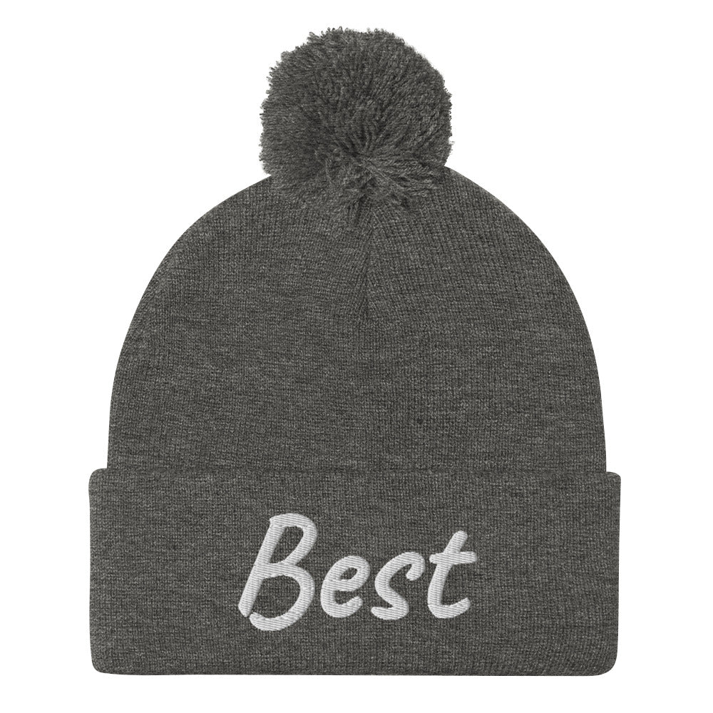Best In Diamond Embroidery On Pom Pom Beanie