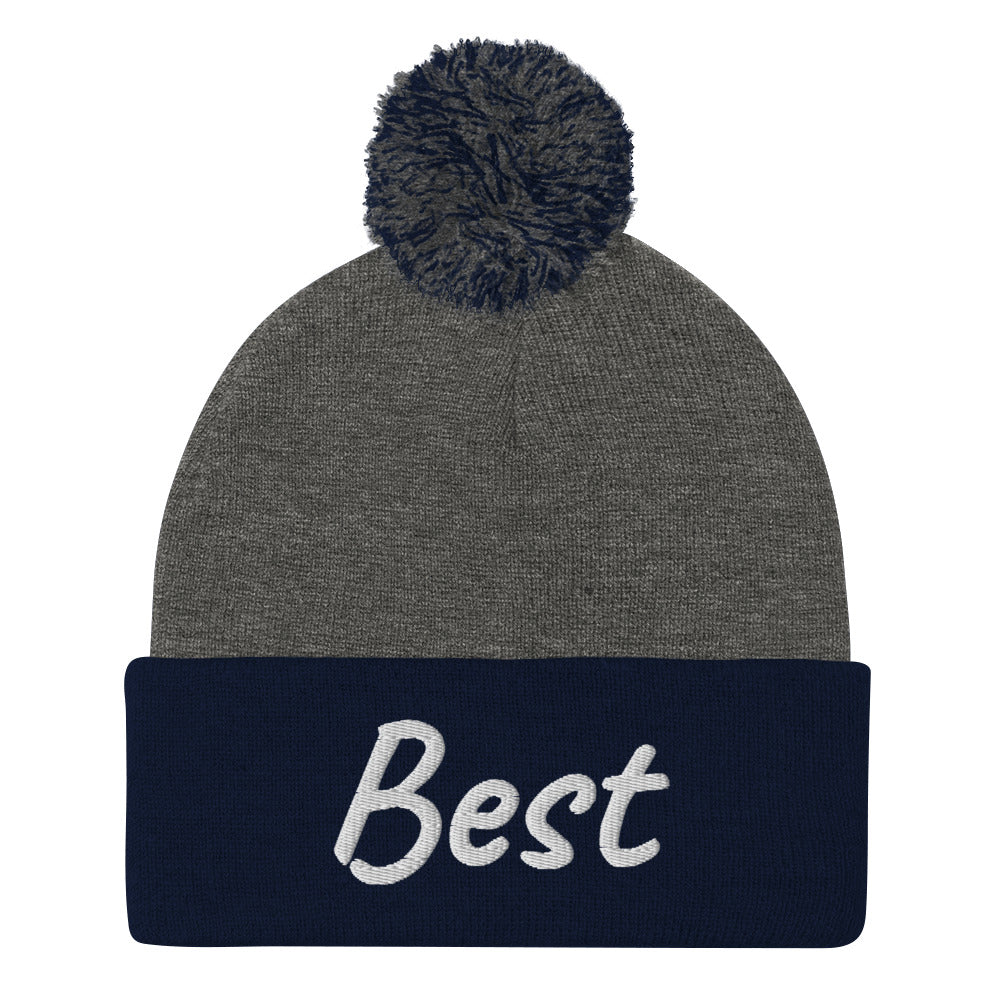 Best In Diamond Embroidery On Pom Pom Beanie