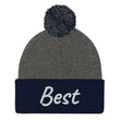Best In Diamond Embroidery On Pom Pom Beanie