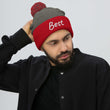 Best In Diamond Embroidery On Pom Pom Beanie
