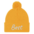 Best In Diamond Embroidery On Pom Pom Beanie
