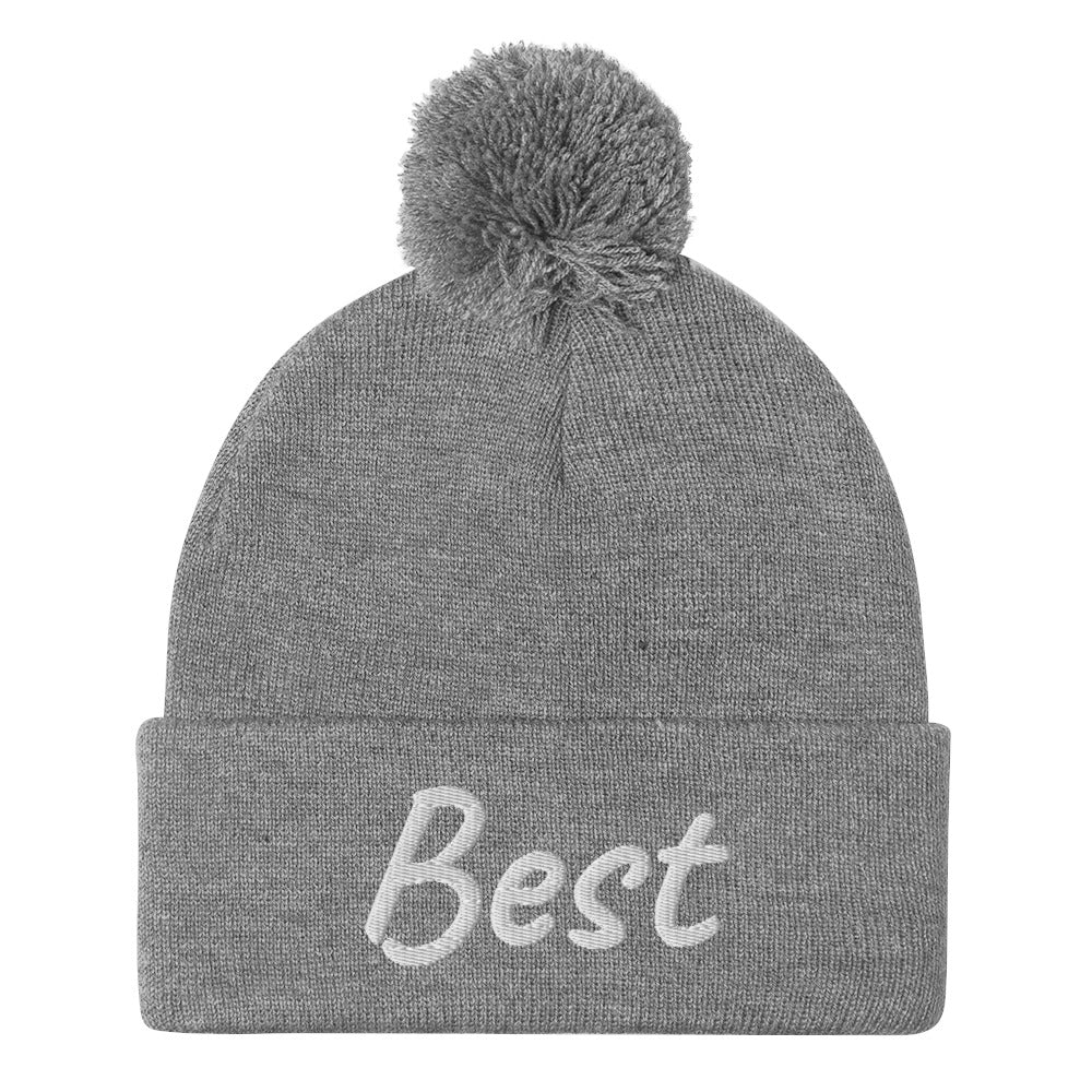 Best In Diamond Embroidery On Pom Pom Beanie
