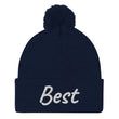 Best In Diamond Embroidery On Pom Pom Beanie