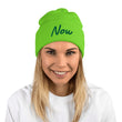 Now In Emerald Embroidery On Pom Pom Beanie