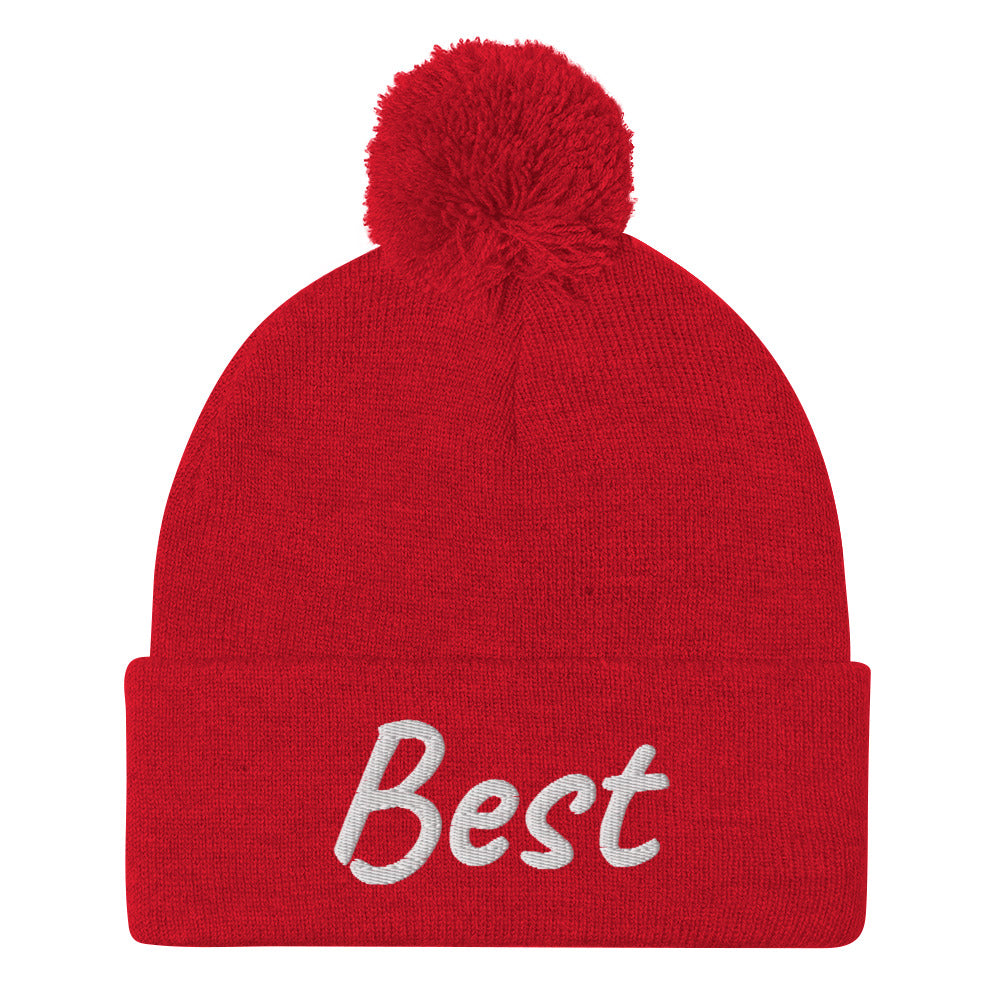 Best In Diamond Embroidery On Pom Pom Beanie