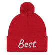 Best In Diamond Embroidery On Pom Pom Beanie