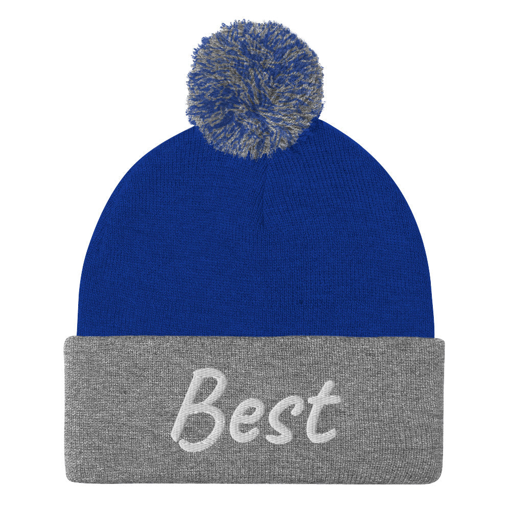 Best In Diamond Embroidery On Pom Pom Beanie