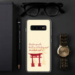 Descendants Need Ancestors Haiku With Pagoda on Samsung Phone Case