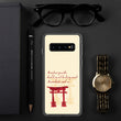 Descendants Need Ancestors Haiku With Pagoda on Samsung Phone Case